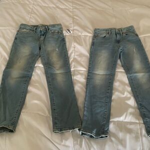 Old Navy Boys skinny jeans. Light washed. One with original tag. never worn.
